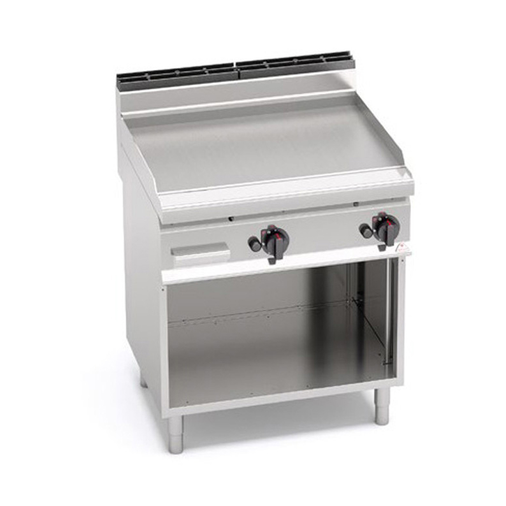 Gas griddle smooth