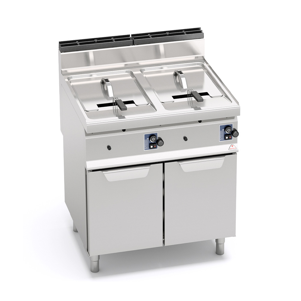 Gas fryer 2 x 10 L