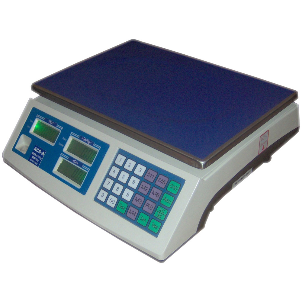 Table scale till 15 kg, certified