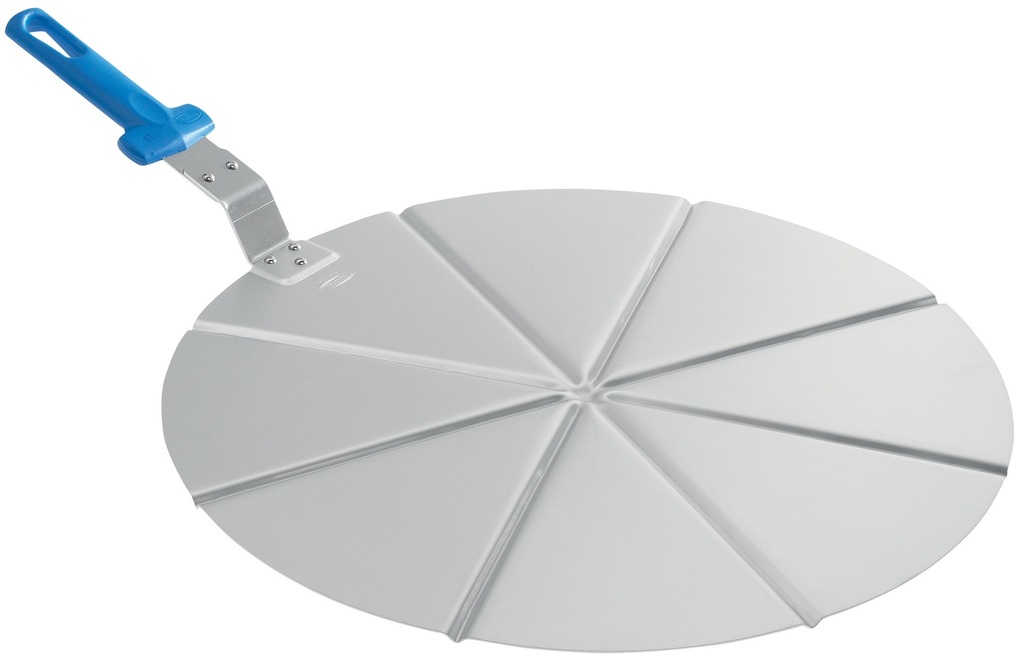Tanier na pizzu s rúčkou ø50 cm | 8 porcií | neopracovaný hliník | GI Metal AC-PCPT50