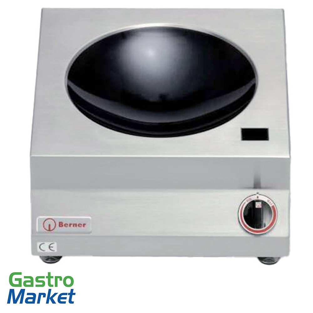 Profesionálny stolový indukčný WOK BERNER 7 kW