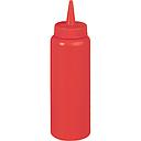 Spenderflasche für Saucen 0,7 l, rot