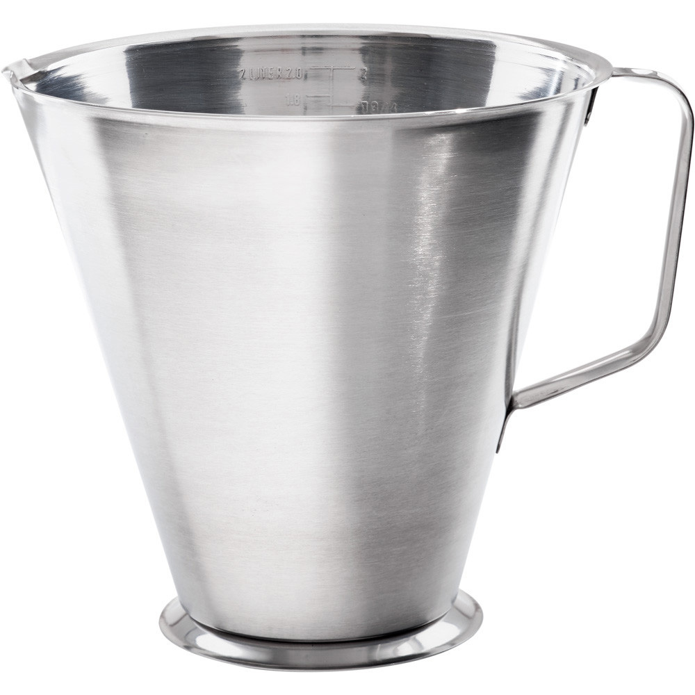 Messbecher aus Edelstahl - 2 l