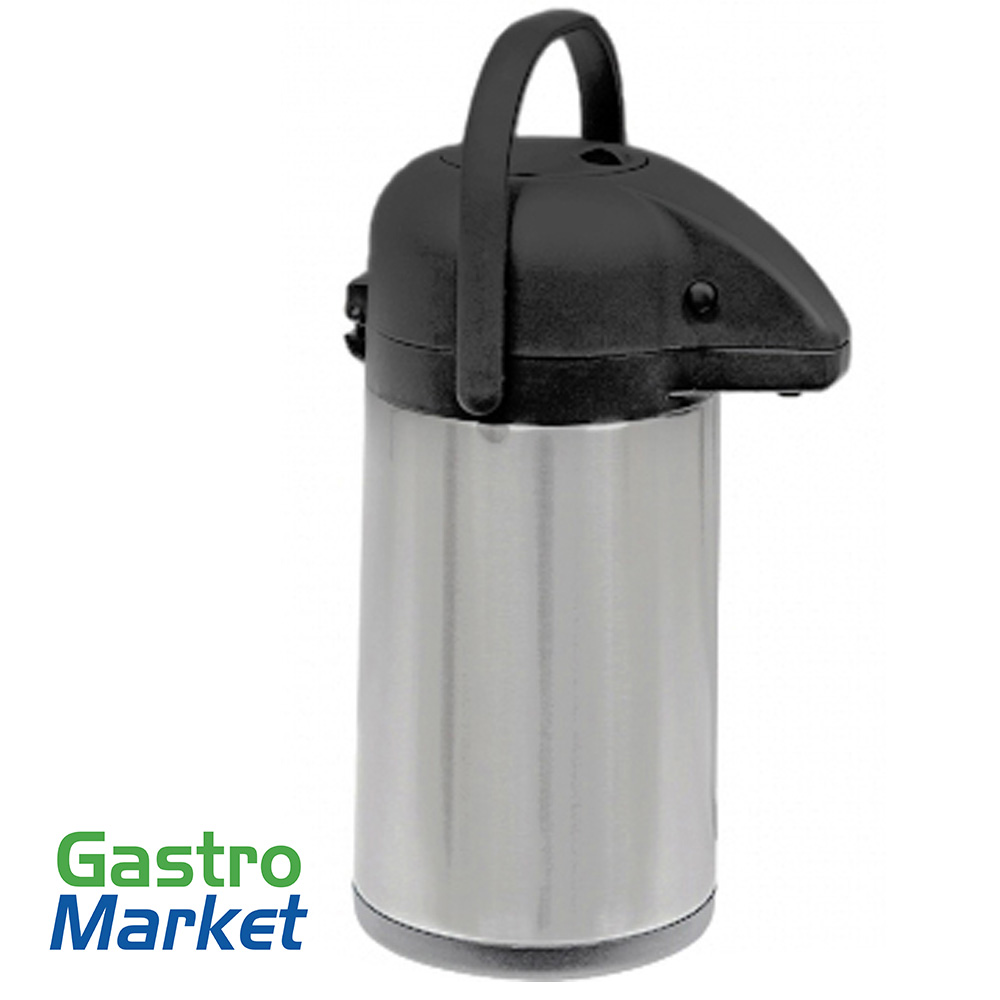 Thermoskanne mit Pumpe 2.5l.