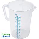 Measuring jug transparent, blue gauge - 2 l