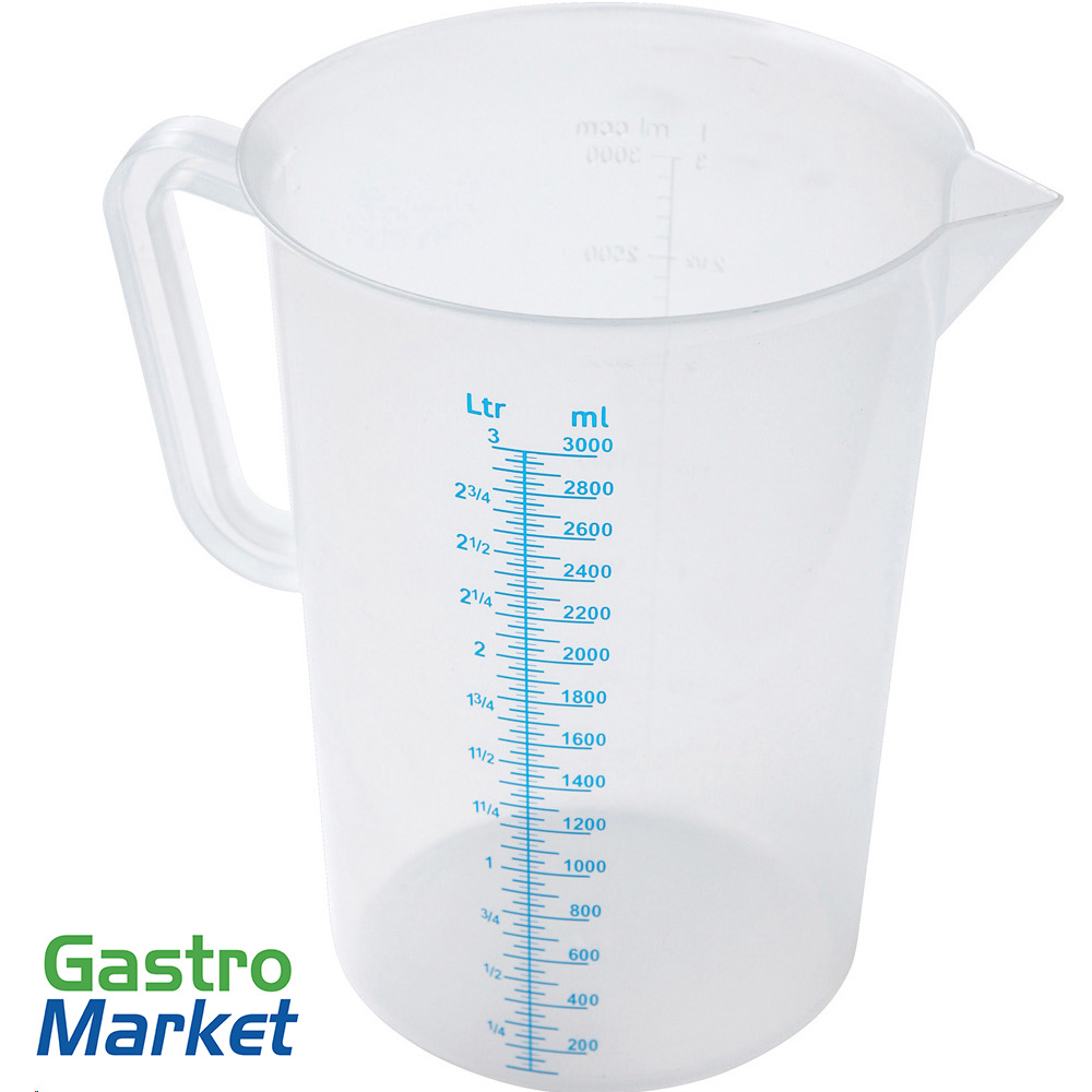 Odmerka číra s modrou mierkou - 0,5 l