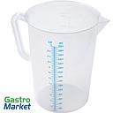 Odmerka číra s modrou mierkou - 0,5 l