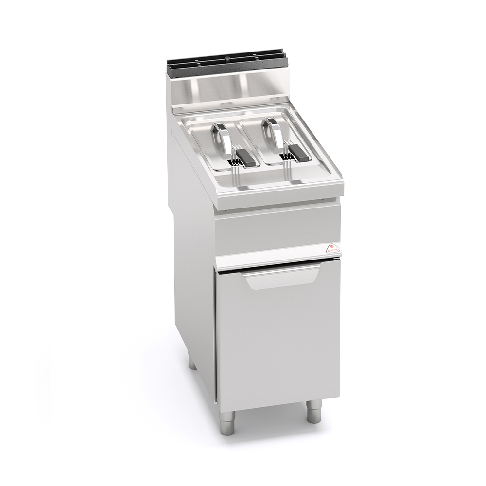 Gas fryer 2 x 7 L