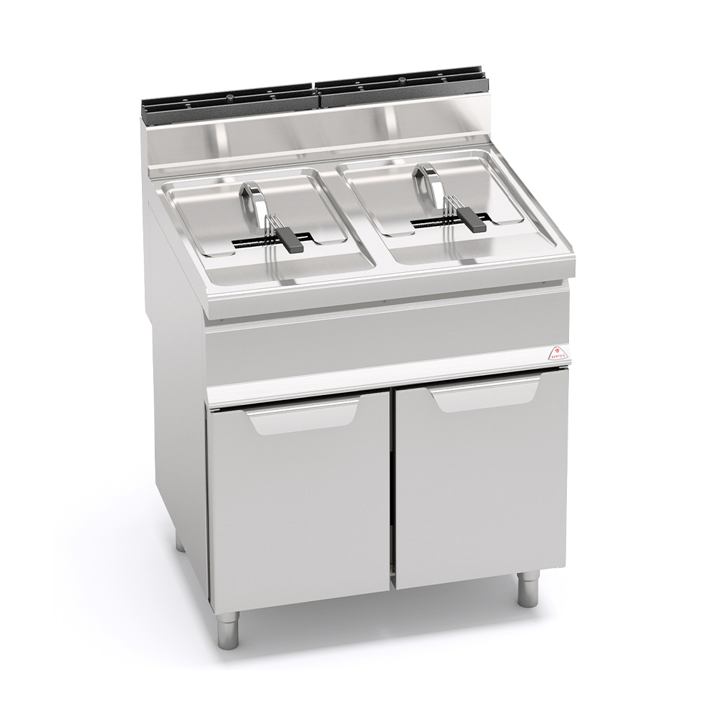 Gas fryer 2 x 15 L