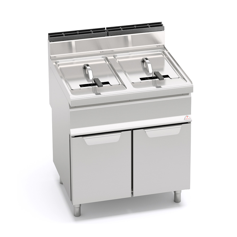 Gas fryer 2 x 20 L
