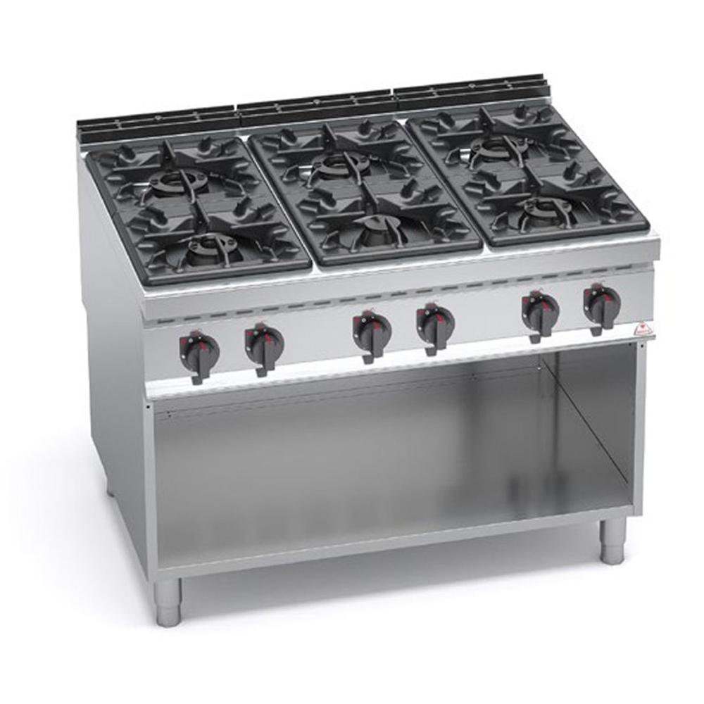 6 - Gas stove 53,5 kW