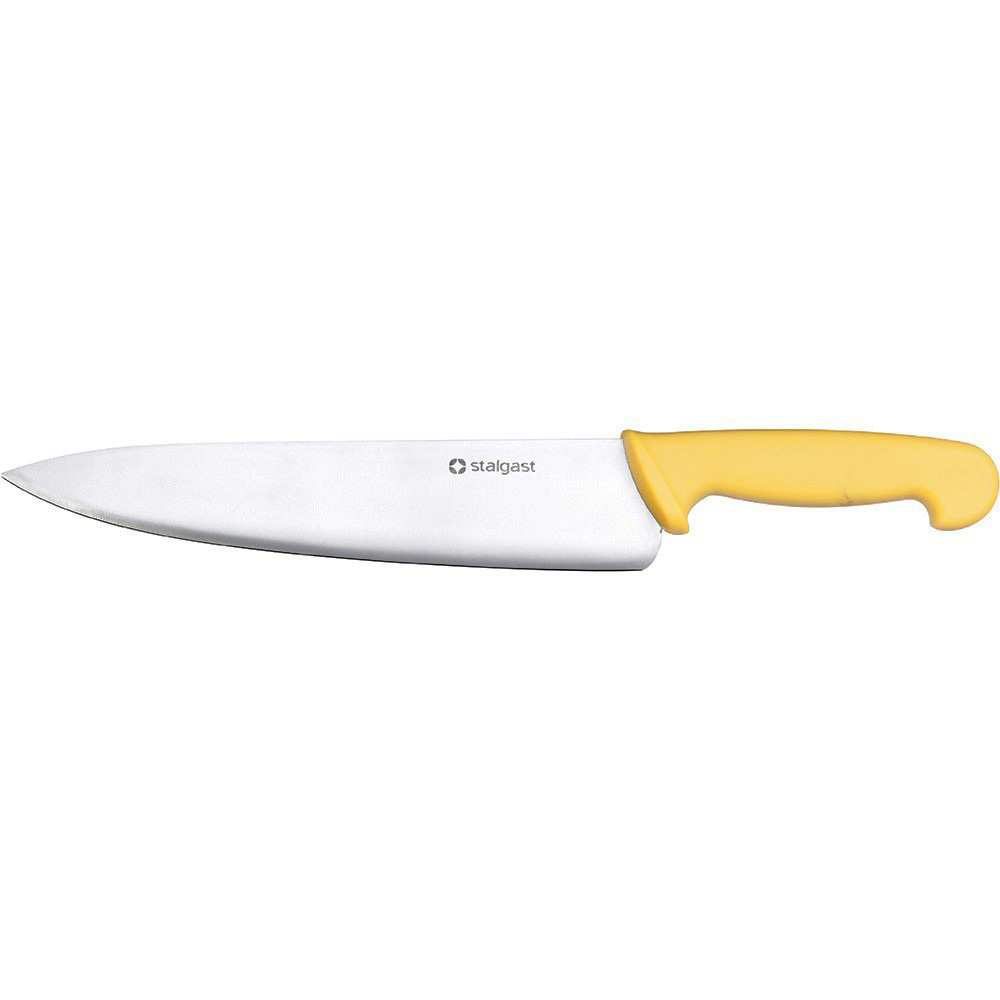 Nôz na kuchynský,  zltý, dlzka:  25cm