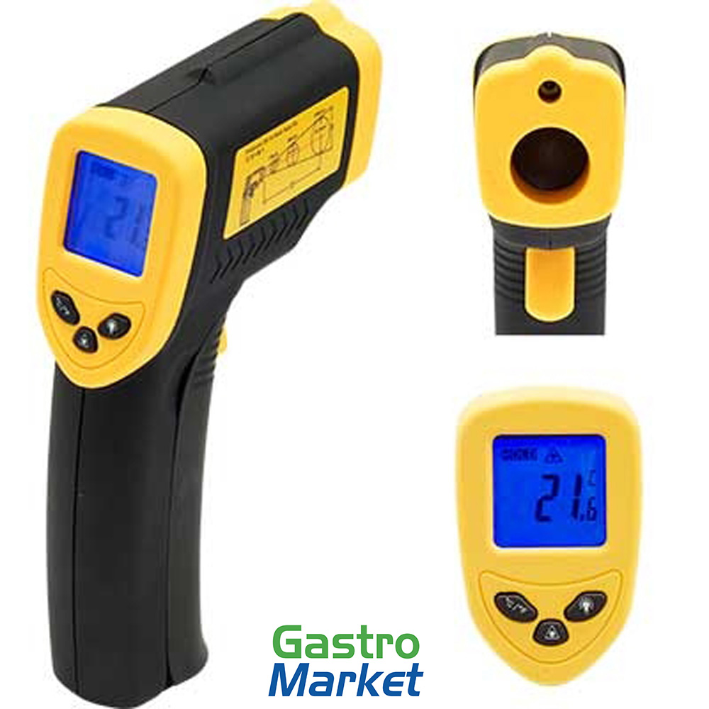 Laser-thermometer contactless