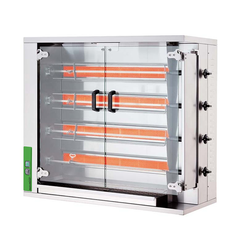 Gas grill for chickens GASTROMARKET® - 4 skewers