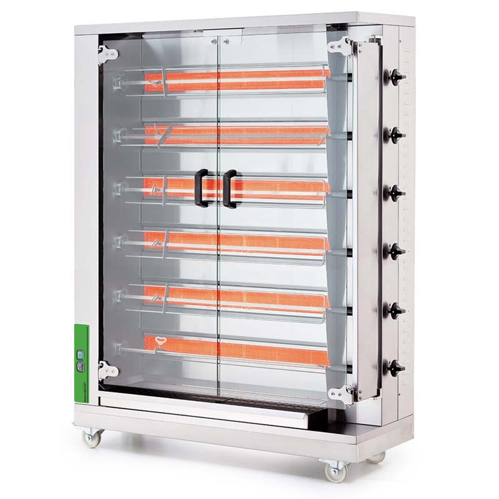 Electric grill for chickens GASTROMARKET® - 6 skewers