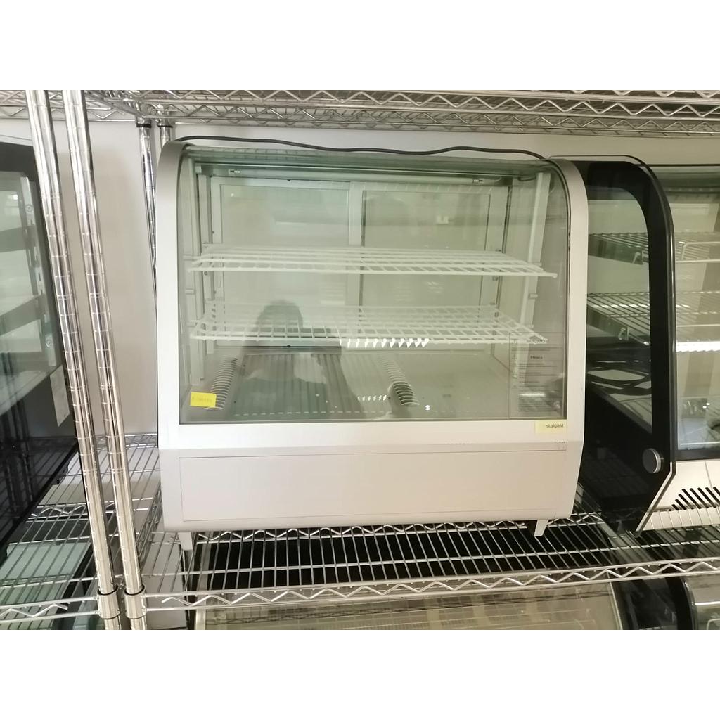 Vitrína na zákusky strieborná