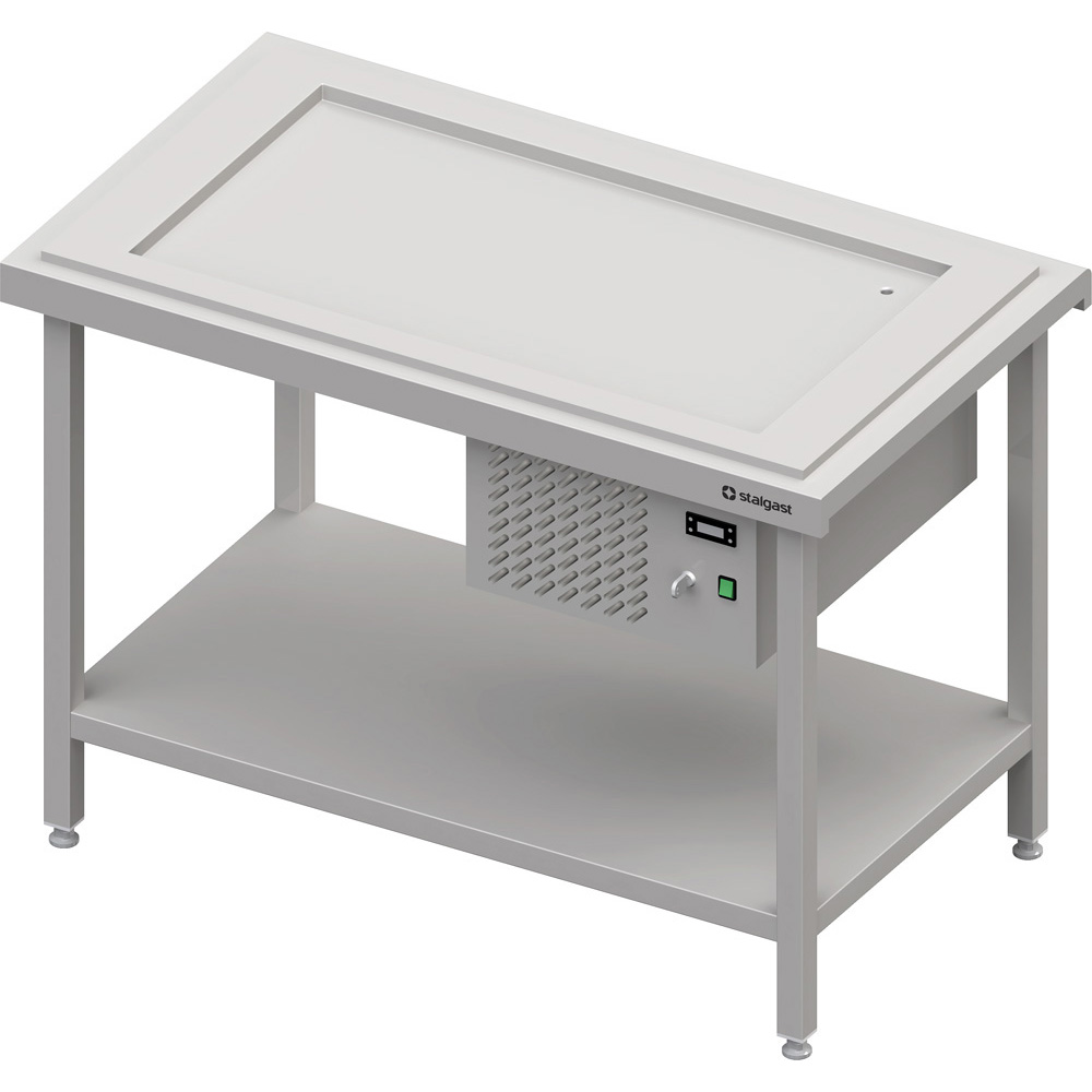 Ausgabetisch mit gekühlter Platte  für 2x GN1/1 