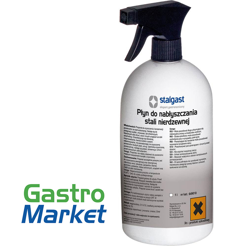 Prostriedok na leštenie nerezu 1 l