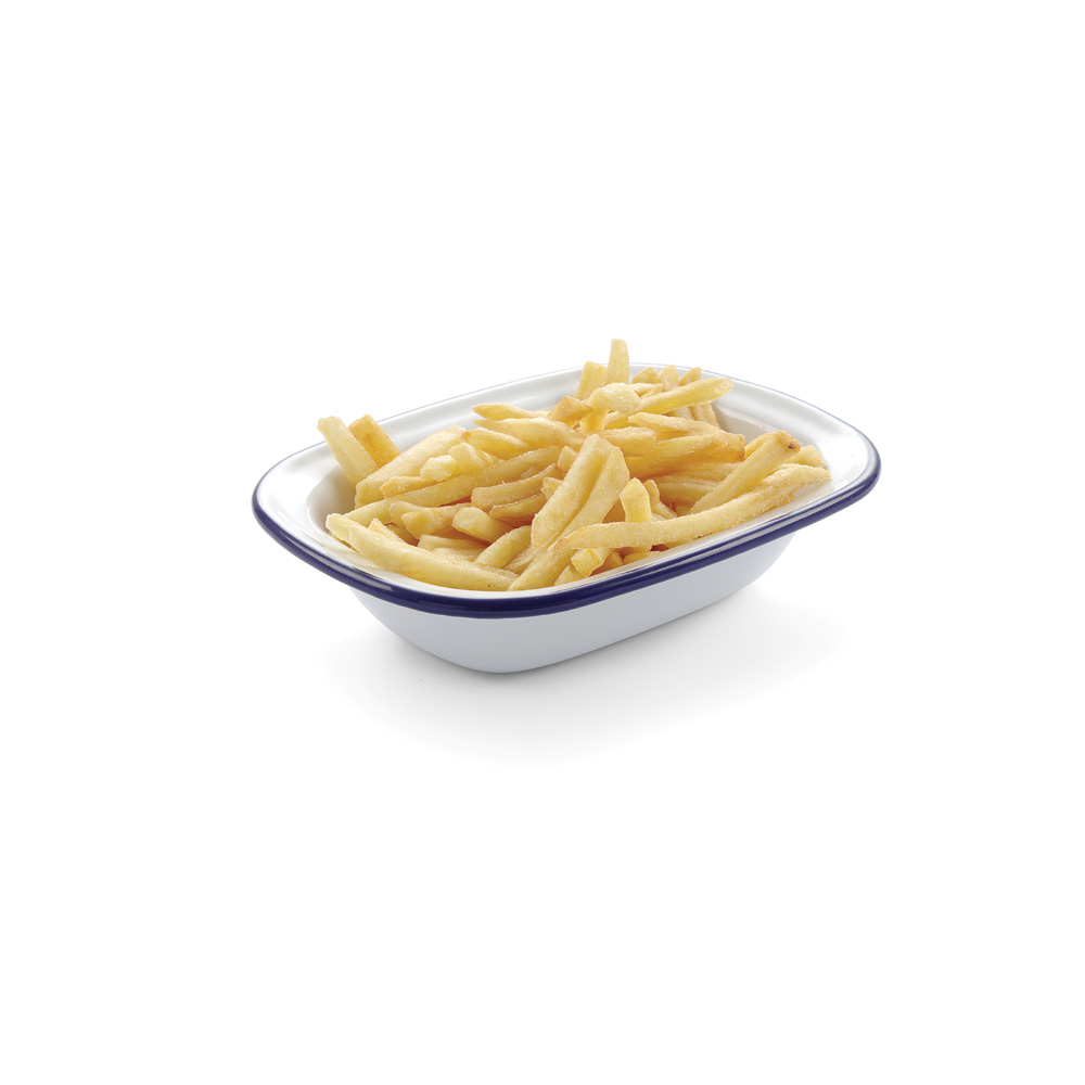 Smaltovaná misa hranatá 21,5x16 cm