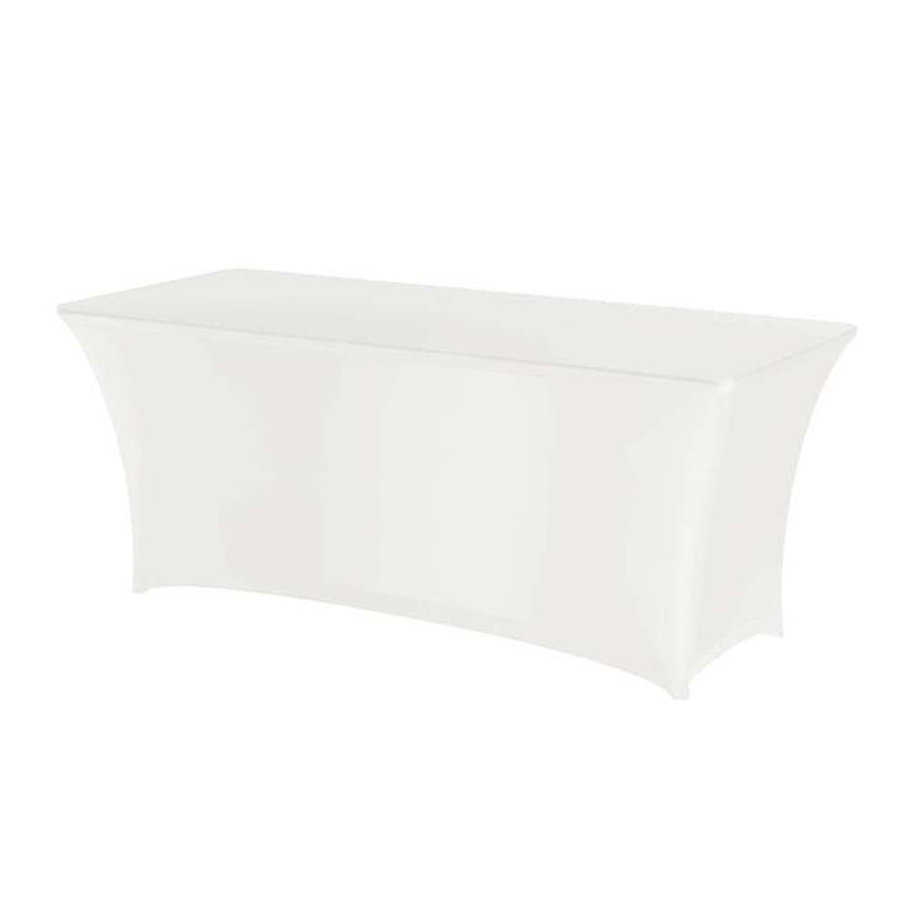 Cateringový poťah na hranatý stôl biely - ku H810927