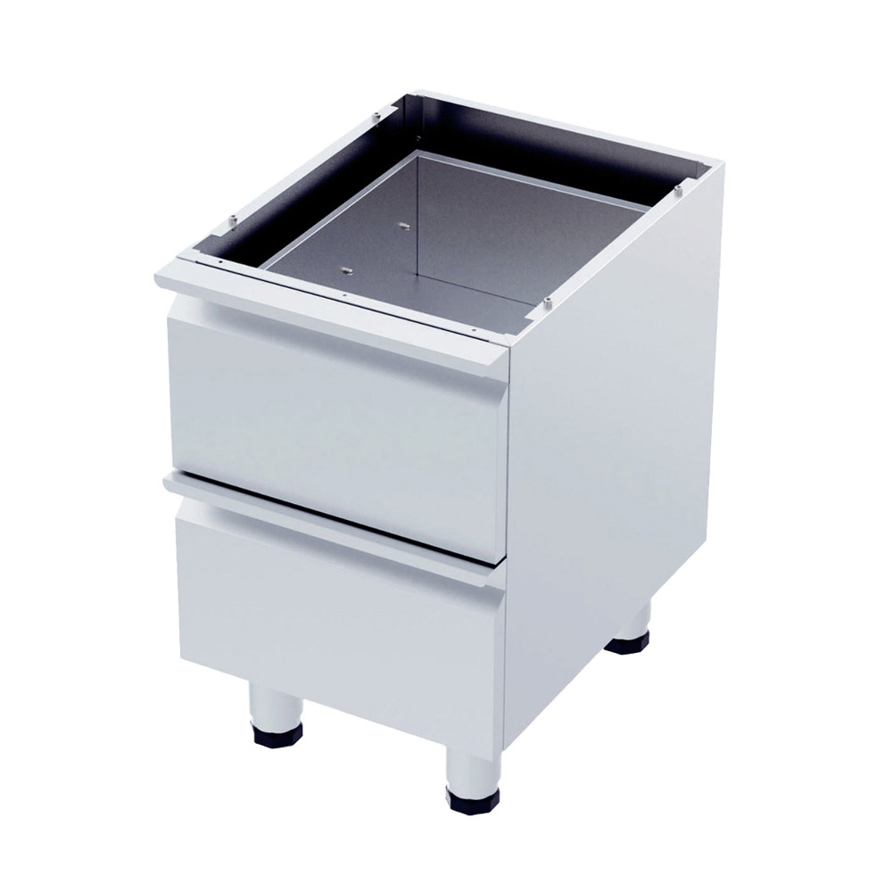 Gastromarket 600 Stand  with 2 drawers   -400 x 600 x 610 mm