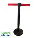 Stanchion with retractable belt