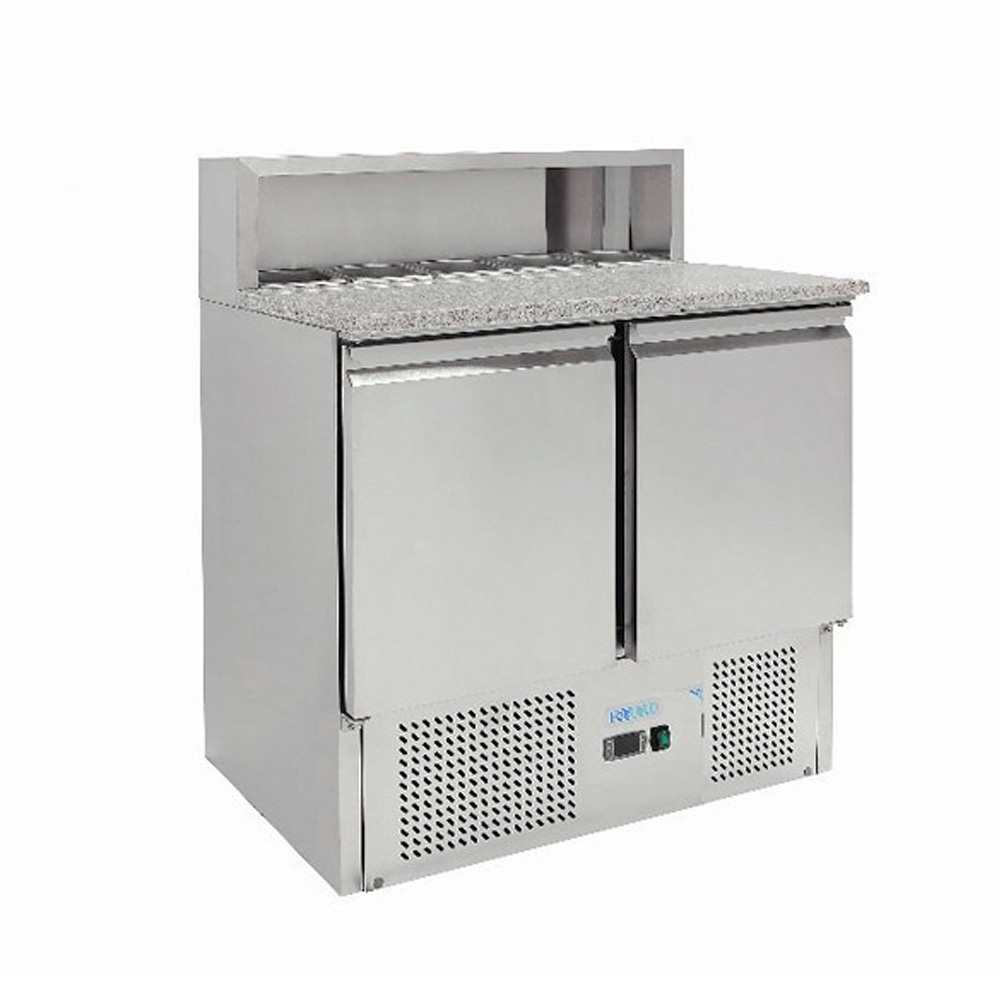 REFRIGERATED SALADETTES FOR SALADS GN1/1 STATIC G-PS900-FC, +2°C / +8°C, 5x GN1/6 - 288 L