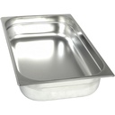 STALGAST® ECO GN 1/1 Behälter, 100 mm tief, 14 L – Edelstahl AISI 201