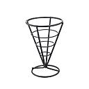 Servírovací kornút - čierny