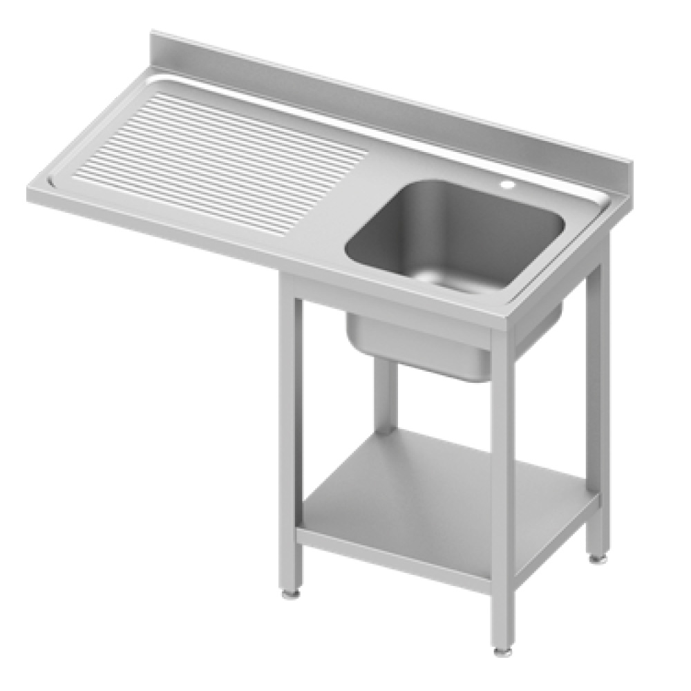 Umývací stôl s priestorom pre umývačku pravý EKO 201 1200x700x900 mm