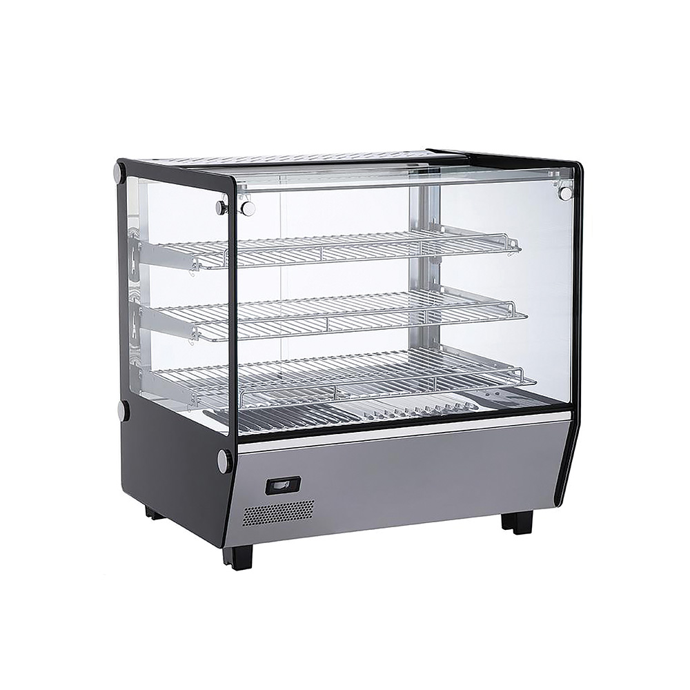 Hranatá ohrevná vitrína 120l