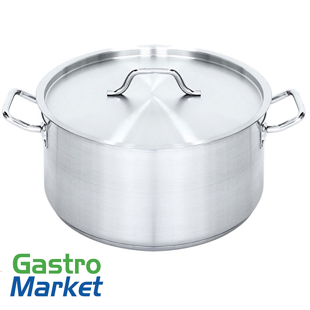 Hrniec nízky STALGAST - s pokrievkou - 24x11 / 5 l