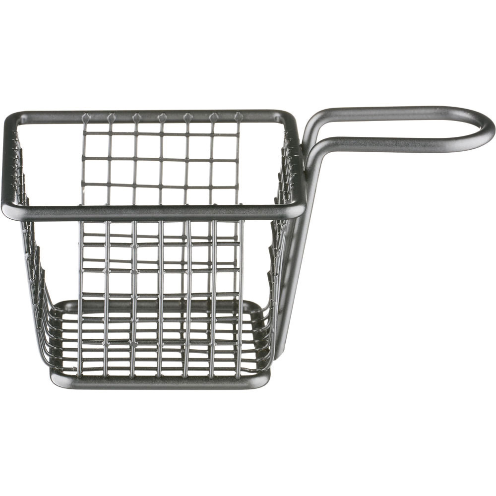 Košík hranatý Stalgast® - čierny