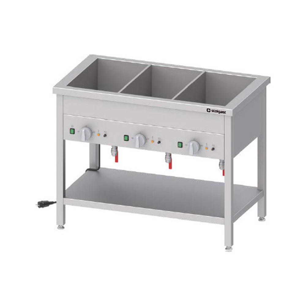 Ohrevné vane oddelené - BainMarie - 4x GN1/1 - 1410x600x850 mm