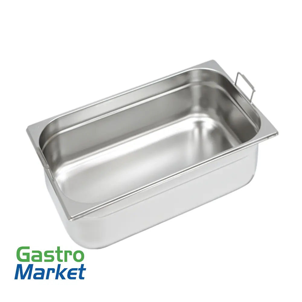 STALGAST® ECO GN nádoba 1/1 s úchytmi, nerez AISI 201, hĺbka 100 mm, 14 l
