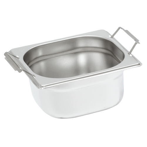 STALGAST® ECO GN Behälter 1/6 mit Bügelgriffen, Edelstahl AISI 201, 100 mm Tiefe, 1.6 liter