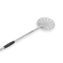 Inox otočná lopatka (palettino) 23 cm | perforovaná | rúčka inox 120 cm | séria Amica | GI Metal R-23F/120