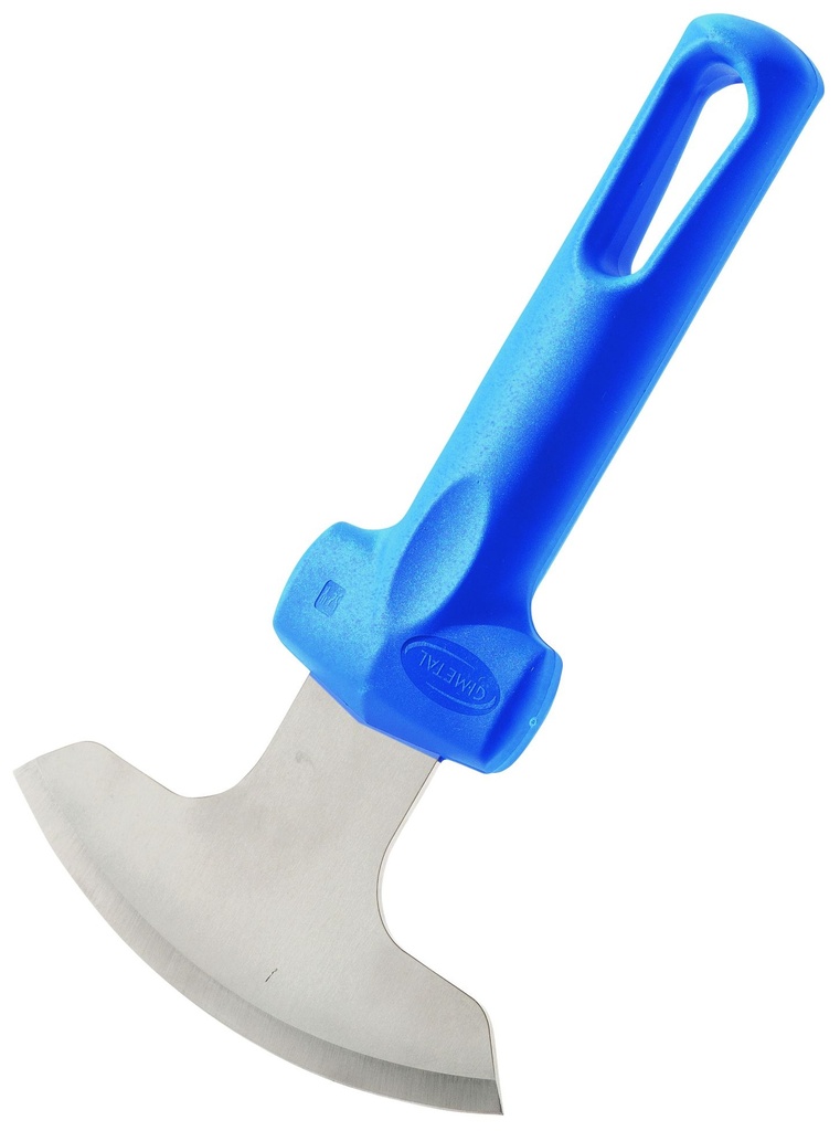Nôž na krájanie pizze v pekáči (krátky) | inox temperovaná čepeľ | 13,5 cm | GI Metal AC-TRP