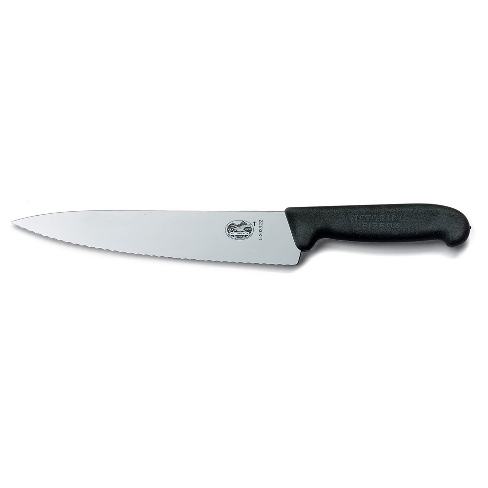 Kuchynský nôž so zúbkovanou čepeľou Victorinox 19 cm, dlhodobo ostrý