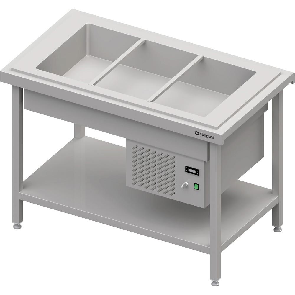 Ausgabetisch mit Kühlung für 2x GN1/1 