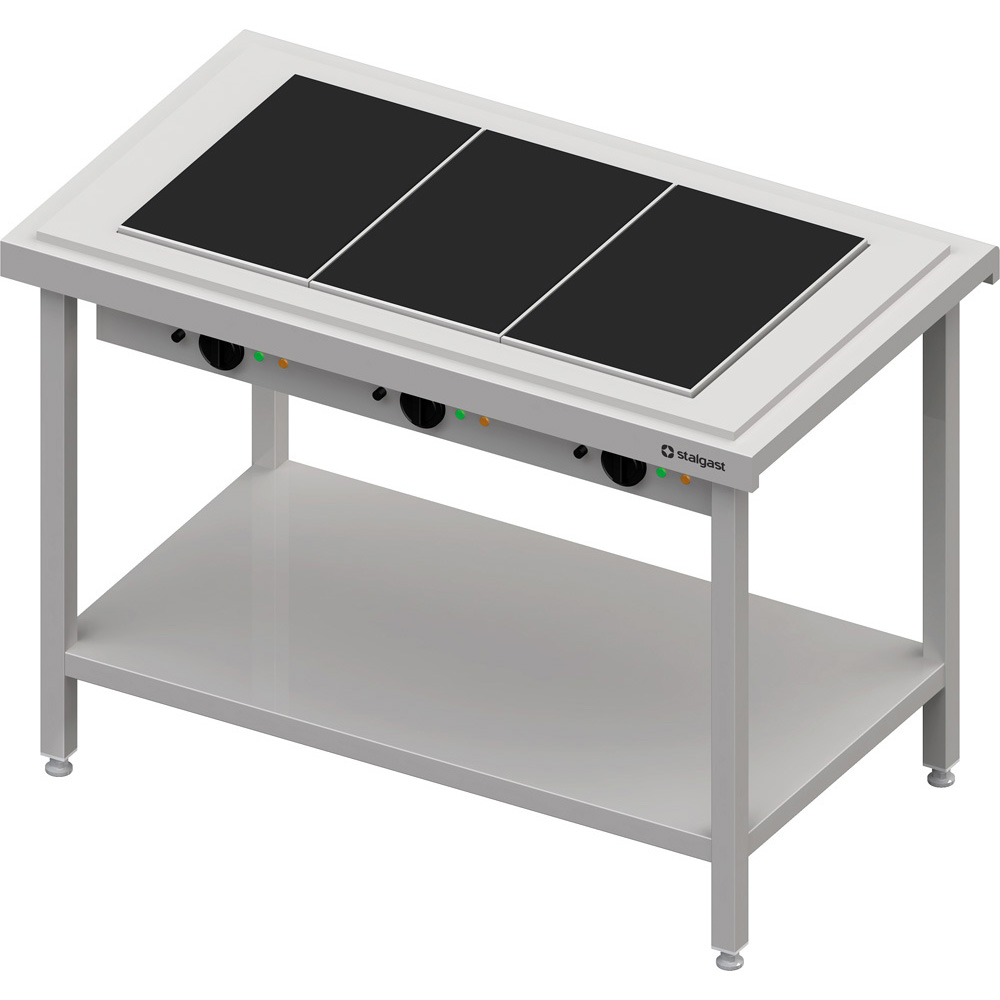 Ausgabetisch mit Glaskeramik-Wärmeplatte2x GN1/1