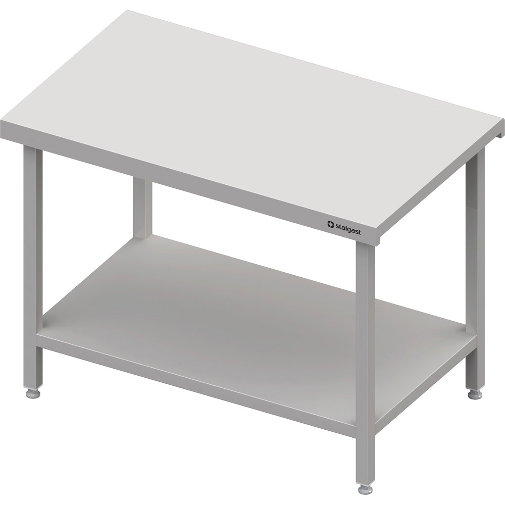 Neutrálny výdajný stôl s policou – 500x735x880mm