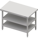 Neutrálny výdajný stôl s dvoma policami – 1000x735x880mm