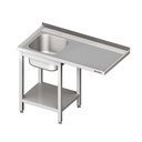 Umývací stôl pre podstolovú umývačku STALGAST® - dĺžka 1800 mm