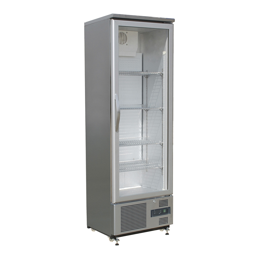 Presklená barová chladnička 1-dverová 307 l