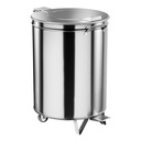 Nerezový odpadkový kôš, 50 l – nášľapný