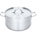 Hrniec nízky STALGAST - s pokrievkou - 28x13 / 8 l