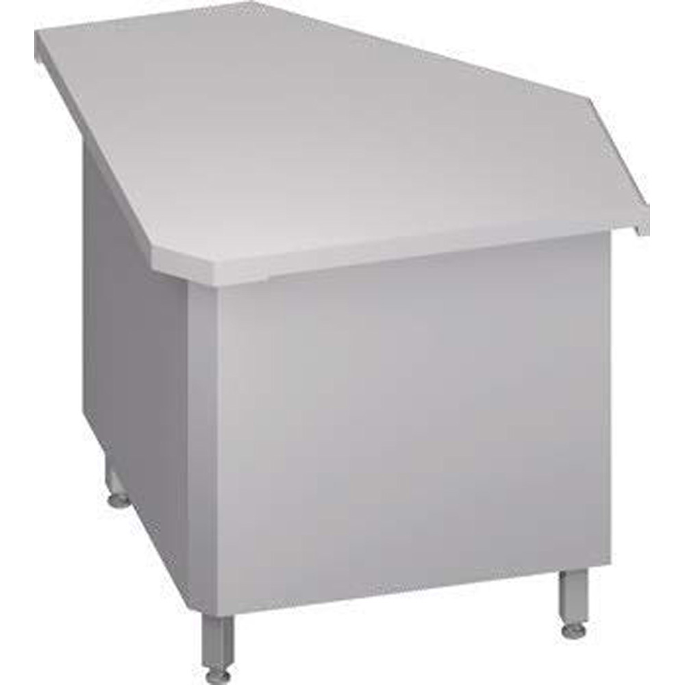 Neutrálny výdajný stôl rohový 90° - 785x785x880mm
