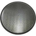 Plech na pizzu, hliník, eloxovaný, perforovaný, Ø 450 mm | STALGAST 560452