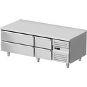 Chladený dno, 1600x700x600 mm, 2 zásuvky GN 1/1, 2 zásuvky GN 2/1 | STALGAST 887236